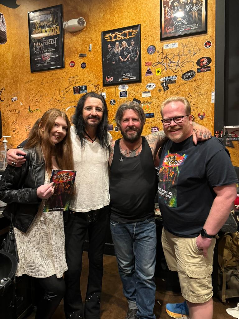 Kahla, Phil Lews, Tracii Guns & Brett