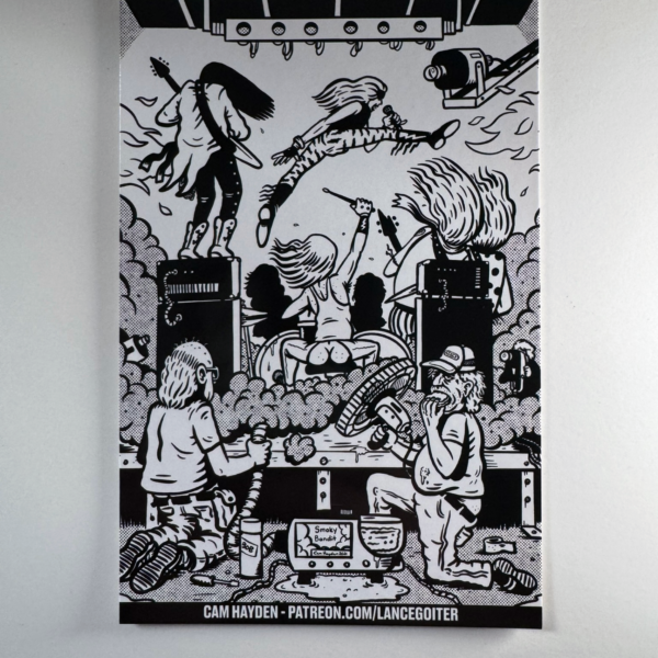 Kings of the Strip Pinup Art Card - Cam Hayden