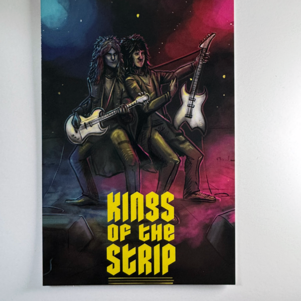 Kings of the Strip Pinup Art Card - Nathan Millar