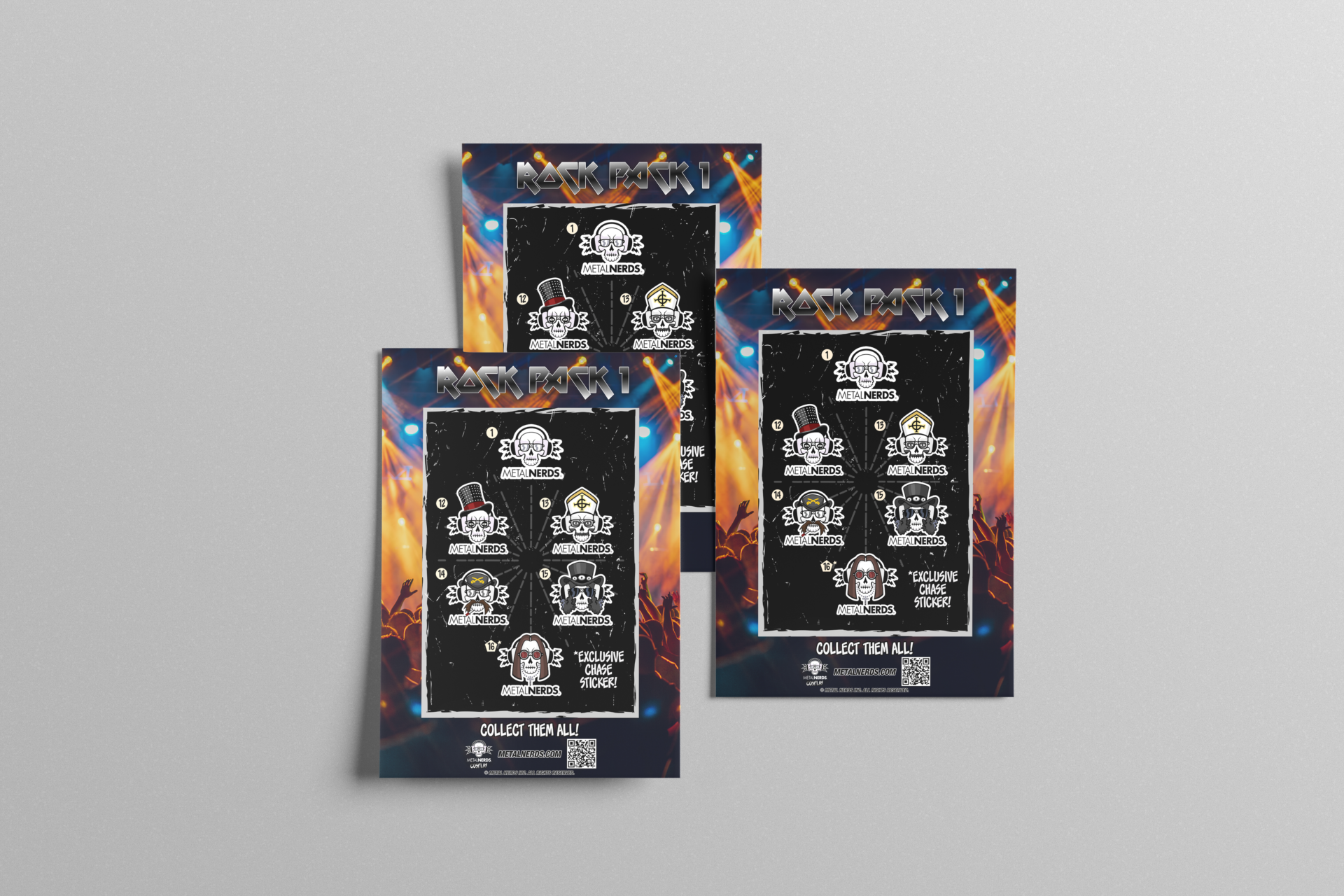 Rocker Pack Sticker Collection